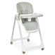 Стільчик для годування BAMBI M 5673 Mint зі знімним чохлом з екошкіри, 3 положення спинки, регулювання глибини столика