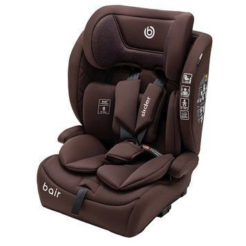 Автокрісло Bair Slider i-size Isofix BS-04 choco з ременем Top Tether, бічний захист, анатомічний вкладиш SPS