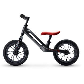 Біговел Qplay RACER з надувними колесами Black-Red
