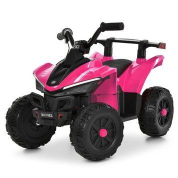 Детский электрический квадроцикл Bambi Racer M 6378EL-8 розовый передние фары со светом, MP3, Bluetooth, колеса EVA
