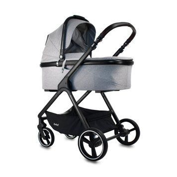 Универсальная коляска 2 в 1 iBebe Ice 05 Grey Black