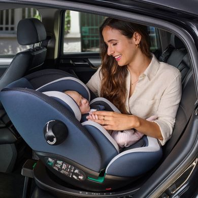 Автокрісло Chicco EverOne i-Size Black 3 рівні нахилу сидіння, регулювання підголівника, Isofix та опорна ніжка