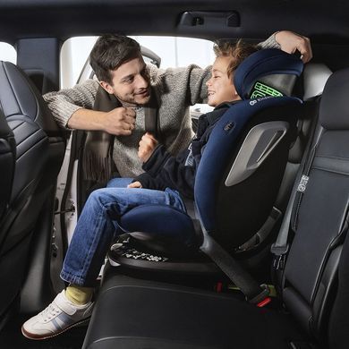 Автокрісло Kinderkraft i-Grow 2 Plus i-Size Green (KCIGRO02GREPL00) з поворотною базою EASY SPIN 360&deg;, вкладиш для новонародженого, система AIR FLOW