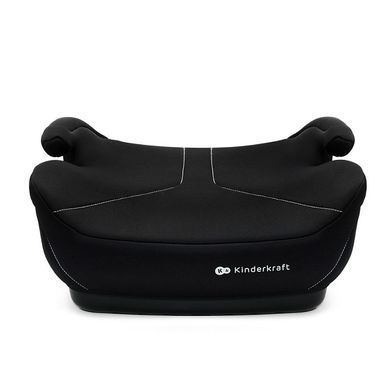 Бустер-автокресло Kinderkraft i-Boost 2 Black (KCIBOO02BLK0000) со съемным чехлом, эргономичная форма, легкий вес