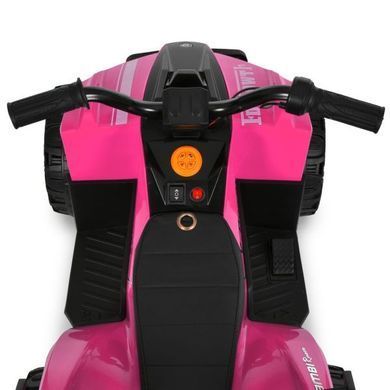 Детский электрический квадроцикл Bambi Racer M 6378EL-8 розовый передние фары со светом, MP3, Bluetooth, колеса EVA