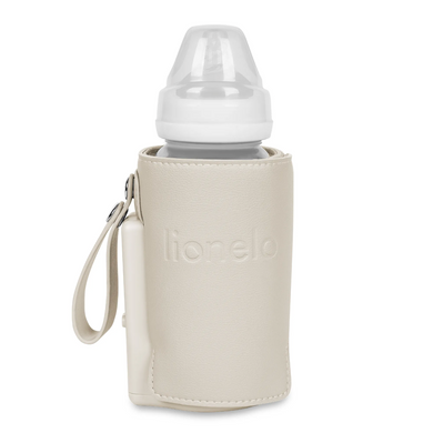 Подогреватель для детской бутылочки Lionelo THERMUP GO PLUS BEIGE CALM 5 режимов температуры, блок питания USB-C, компактный, защита от перегрева