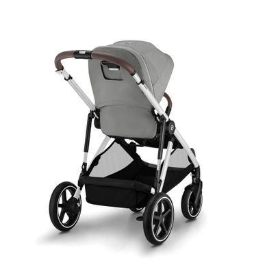 Универсальная коляска 2 в 1 для двойни или погоды Cybex Gazelle S SLV Stone Grey 2025