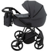 Коляска 2 в 1 графит Adamex Blanc Eco SA-5