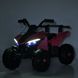 Детский электрический квадроцикл Bambi Racer M 6378EL-8 розовый передние фары со светом, MP3, Bluetooth, колеса EVA