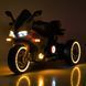Детский мотоцикл Bambi Racer M 6307EL-6 желтый с подсветкой корпуса, светящиеся фары, музыкальные эффекты, MP3, USB разъем, AUX, BLUETOOTH