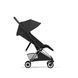 Прогулочная коляска Cybex Coya Style Sepia Black Chrome Frame в самолет, стандарт ручной клади IATA, ультракомпактная