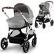 Универсальная коляска 2 в 1 для двойни или погоды Cybex Gazelle S SLV Stone Grey 2025