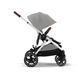 Универсальная коляска 2 в 1 для двойни или погоды Cybex Gazelle S SLV Stone Grey 2025