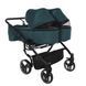 Универсальная коляска 2 в 1 для двойни Junama V3 Duo 03 Green