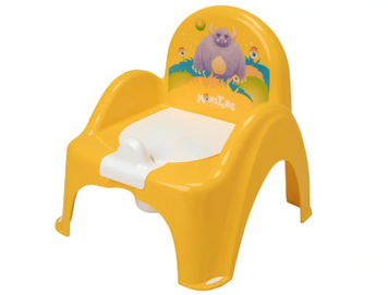 Детский горшок-стул детский с музыкой Tega Baby MONSTERS yellow