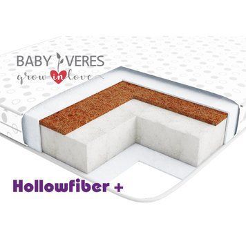 Матрас Baby Veres Hollowfiber + 120х60х12 см