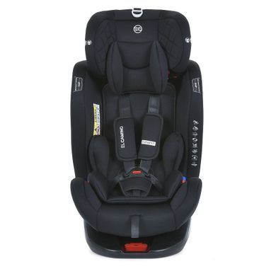 Автокресло El Camino Everest ME 1114 Black ISOFIX, Top Tether и вкладыш для новорожденных
