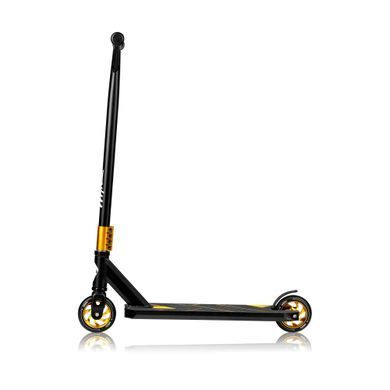 Двоколісний дитячий самокат Lionelo Whizz Black Carbon Yellow