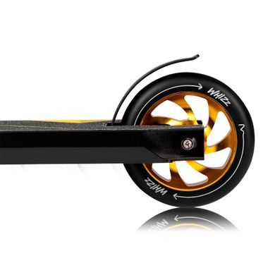 Двоколісний дитячий самокат Lionelo Whizz Black Carbon Yellow