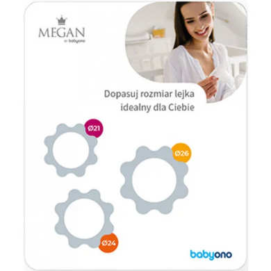 Молокоотсос электрический Babyono "MEGAN" свободные руки, 9 уровней регулировки