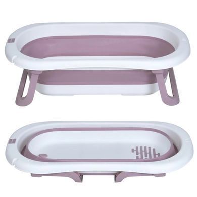 Ванночка дитяча складна з вкладишем і термометром El Camino Me 1151 Plus Lilac