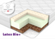 Дитячий підлітковий матрац Baby Veres "Latex Bio+" Air 190х80х12 см