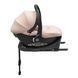 Автокресло Bair Orbit with Base i-size ORB-03 Beige с вращающейся базой ISOFIX, вкладыш для новорожденных, съемный текстиль