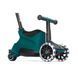 Самокат-трансформер для детей 4в1 smarTrike Xtend Ride-on Teal с родительской ручкой, большие колеса со светодиодной подсветкой, система Xtend