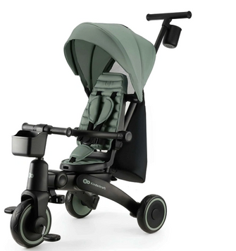 Триколісний дитячий велосипед 5в1 Kinderkraft Jazz 2 Green (KRJAZZ02GRE0000)