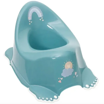 Горщик дитячий з музикою антиковзкий Tega Baby METEO turquoise
