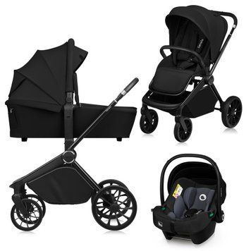 Универсальная коляска Lionelo Mika Plus 3в1 Black Onyx