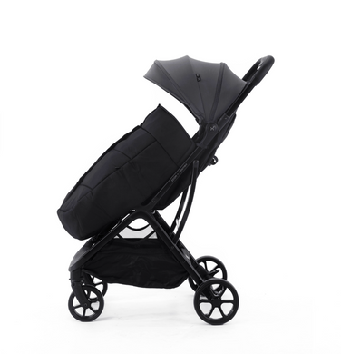 Прогулочная коляска Adamex Zoom grey с автоматической сборкой, легкая, чехол для ног в комплекте, бесступенчатая регулировка спинки, боковая вентиляция