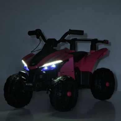 Детский электрический квадроцикл Bambi Racer M 6378EL-1 белый передние фары со светом, MP3, Bluetooth, колеса EVA