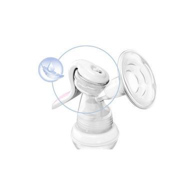 Молоковідсмоктувач ручний Chicco Natural Feeling з клапаном-регулятором та силіконовою накладкою