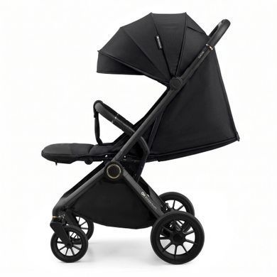 Прогулянкова коляска Kinderkraft Dave Venezian Black (KSDAVE00BLK0000) з великими колесами, автоматичне складання, велике спальне місце