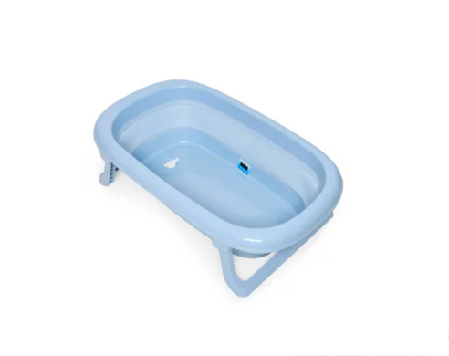Ванна дитяча складна Tega Baby Foldable Bathtub morning sky з термометром, легка вага