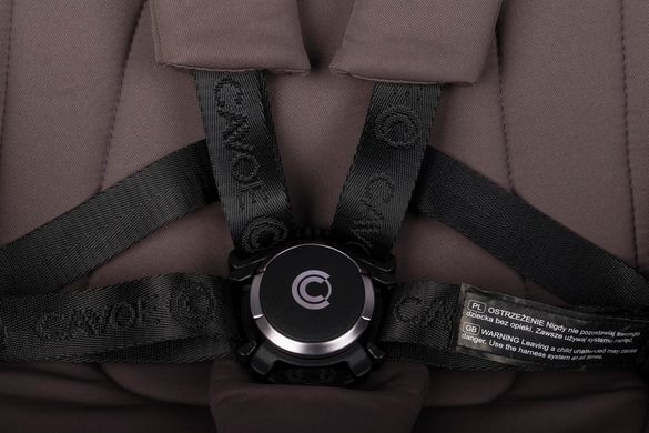 Прогулочная коляска для двойни Cavoe Deux Chocolate с автоматической сборкой, компактные размеры, амортизация на всех колесах
