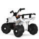 Детский электрический квадроцикл Bambi Racer M 6378EL-1 белый передние фары со светом, MP3, Bluetooth, колеса EVA