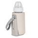 Підігрівач для дитячої пляшечки Lionelo THERMUP GO PLUS BEIGE SAND 5 режимів температури, блок живлення USB-C, компактний, захист від перегріву
