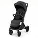 Прогулянкова коляска Kinderkraft Dave Venezian Black (KSDAVE00BLK0000) з великими колесами, автоматичне складання, велике спальне місце