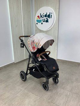 Прогулянкова коляска Kinderkraft All Road Bird (KKWALROBIR0000) 5 рівнів ручки, Click & Fold, реверсивна установка