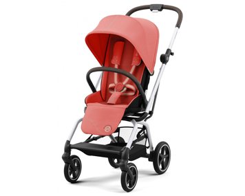 Прогулянкова коляска Cybex Eezy S Twist+ 2 SLV B Hibiscus Red