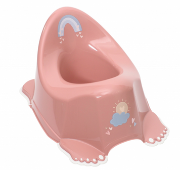 Горщик дитячий антиковзкий Tega Baby METEO pink