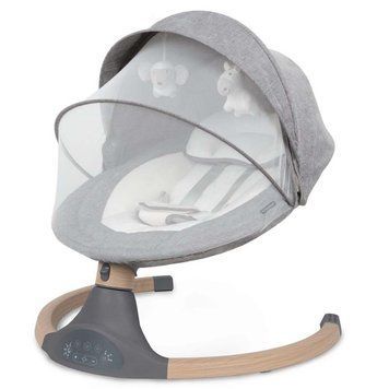 Шезлонг-гойдалка Kidwell Luxi dark melang/wooden