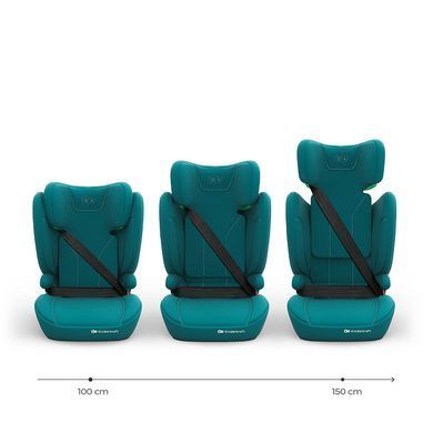 Автокрісло Kinderkraft i-Spark 2 Plus i-Size Green (KCISPA02GREPL00) з функцією бустер, 10 положень підголівника, система SPS і H-GUARD