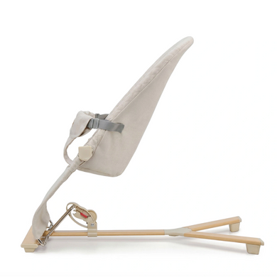 Шезлонг-гойдалка Kinderkraft Mimi Beige Wood (KBMIMI00WOD0000)