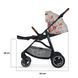 Прогулочная коляска Kinderkraft All Road Bird (KKWALROBIR0000) 5 уровней ручки, Click & Fold, реверсивная установка