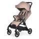 Прогулянкова коляска El Camino AMBER ME 1227 Nougat Beige непробивні PU-колеса, ремінь від сповзання, регульована батьківська ручка