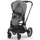 Універсальна коляска 2 в 1 Cybex Priam 4.0 Mirage Grey шасі Matt Black