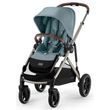 Прогулянкова коляска Cybex Gazelle S TPE Stormy Blue для новонароджених, 20 конфігурацій